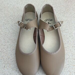 Capezio Tan Mary Jane Shoes